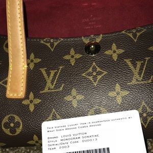 Louis Vuitton, Style Monogram Sonatine